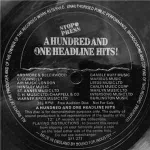 Unknown Artist - A Hundred And One Headline Hits!