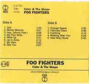 Foo Fighters - The Colour And The Shape