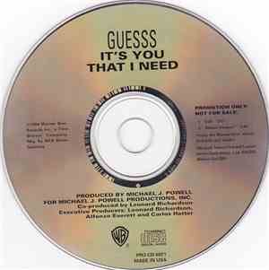 Guesss - It's You That I Need