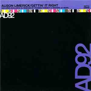 Alison Limerick - Gettin' It Right