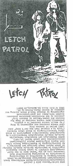 Letch Patrol - Harris Said I Could!