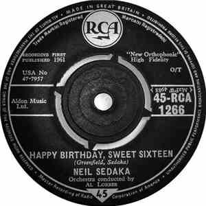 Neil Sedaka - Happy Birthday, Sweet Sixteen
