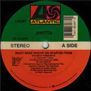 Sinitta - Right Back Where We Started From