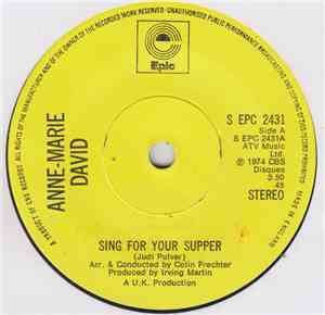 Anne-Marie David - Sing For Your Supper