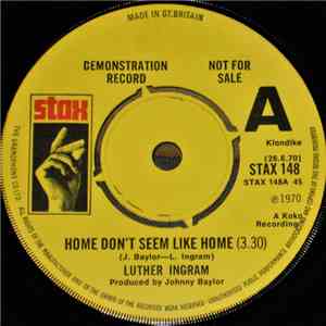 Luther Ingram - Home Don't Seem Like Home