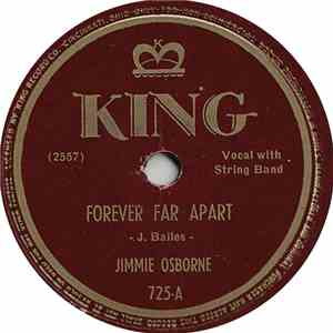 Jimmie Osborne - Forever Far Apart / It's So Hard To Smile