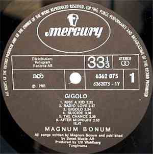 Magnum Bonum - Gigolo