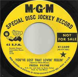 Freda Payne - You've Lost That Loving Feeling / Sad, Sad September