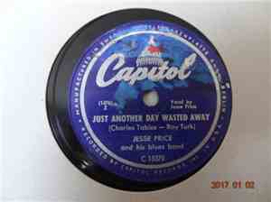 Jesse Price And His Blues Band - Just Another Day Wasted Away / The Whirlig ...