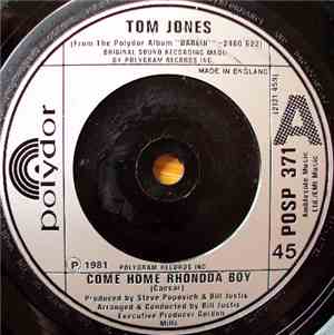 Tom Jones - Come Home Rhondda Boy