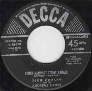 Bing Crosby And The Andrews Sisters - South Rampart Street Parade / Cool Wa ...