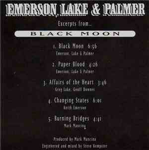 Emerson, Lake & Palmer - Excerpts From ... Black Moon