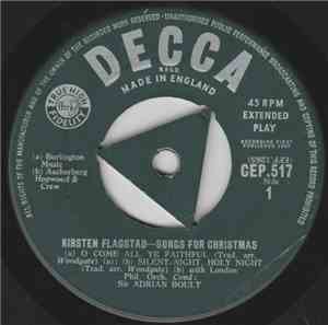 Kirsten Flagstad - Songs For Christmas