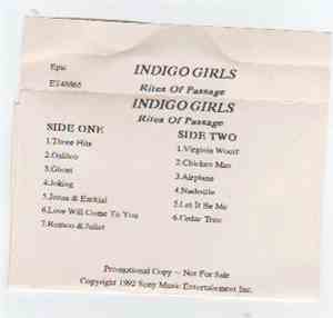 Indigo Girls - Rites Of Passage
