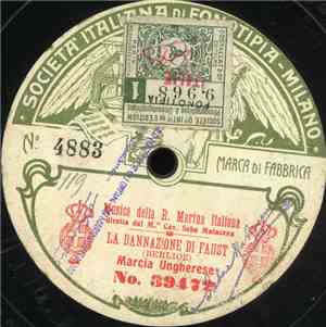 Musica Della R. Marina Italiana Diretta Da M.° Cav. Seba Matacena - La Dann ...