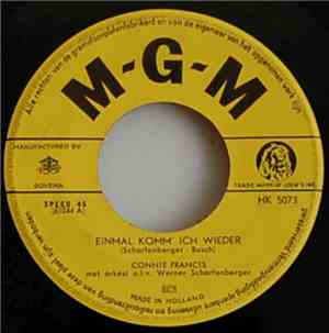 Connie Francis With Orchester Werner Scharfenberger - Einmal Komm' Ich Wied ...