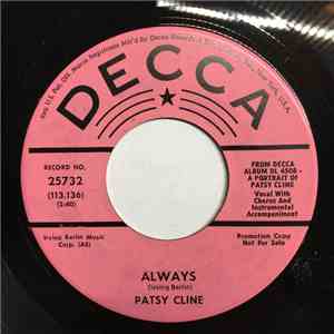 Patsy Cline - Always / Pick Me Up On Your Way Down