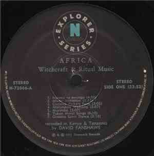 Various - Africa - Witchcraft & Ritual Music