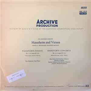 Wolfgang Amadeus Mozart ‎– Fritz Neumeyer, Heinz Scholz, Camerata Academica ...