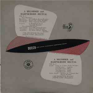 Carl Dolmetsch, Joseph Saxby - A Recorder And Harpsichord Recital