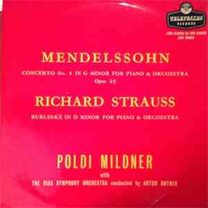 Mendelssohn, Richard Strauss, Poldi Mildner With RIAS Symphonie-Orchester B ...