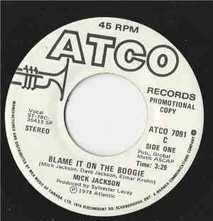 Mick Jackson - Blame It On The Boogie