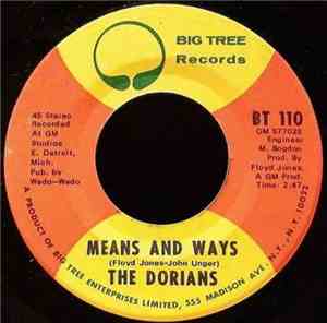 The Dorians - Means And Ways / Help For My Waiting
