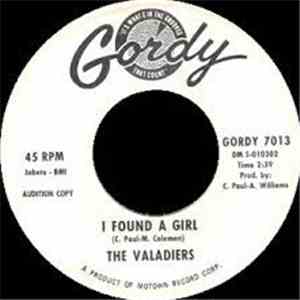 The Valadiers - I Found A Girl