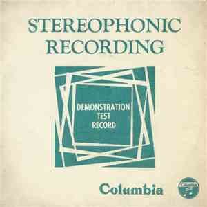 Various - Stereophonic Recording Demonstration Test Record