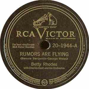 Betty Rhodes - Rumors Are Flying / How Could I?