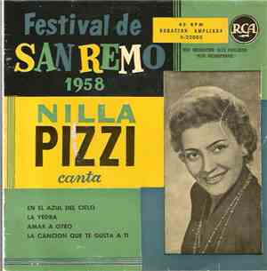 Nilla Pizzi - Festival De San Remo 1958