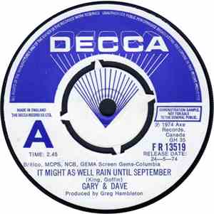 Gary & Dave - It Might As Well Rain Until September / I Fell In Love With Y ...