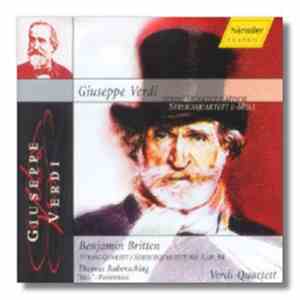 Giuseppe Verdi / Benjamin Britten / Thomas Rabenschlag - Verdi-Quartett - S ...