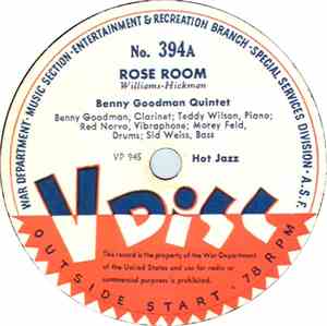 Benny Goodman Quintet / Muggsy Spanier And His V-Disc All Stars - Rose Room ...