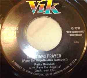 Patty Brandon With The Peter De Angelis Orchestra & Chorus - Christmas Prayer / Fairyland