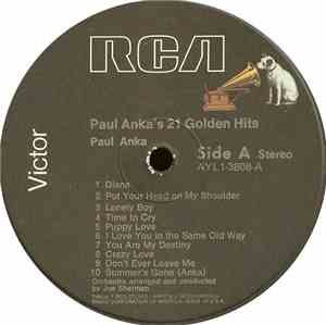 Paul Anka - Paul Anka's 21 Golden Hits