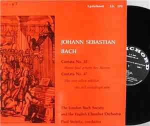The London Bach Society, Paul Steinitz, English Chamber Orchestra - Cantata ...