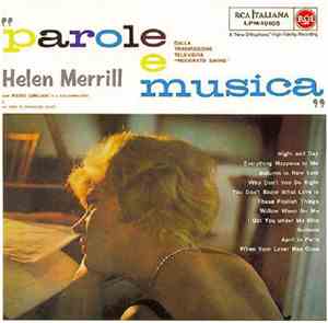 Helen Merrill - Parole E Musica