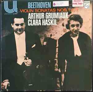 Arthur Grumiaux, Clara Haskil, Beethoven - Violin Sonatas Nos. 1,2,3