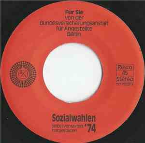 Bundesversicherungsanstalt Für Angestellte Berlin - Sozialwahlen '74