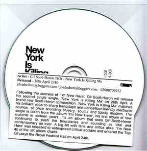 Gil Scott-Heron - New York Is Killing Me