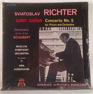 Sviatoslav Richter, Franz Schubert, Camille Saint-Saëns, The Moscow Symphon ...