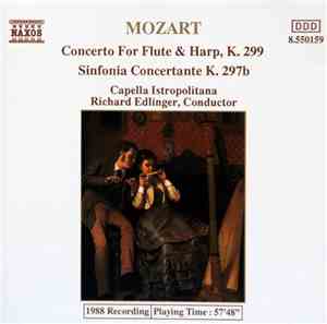 Mozart, Capella Istropolitana, Richard Edlinger - Concerto For Flute & Harp ...