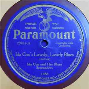 Ida Cox And Her Blues Serenaders - Ida Cox's Lady, Lawdy Blues / Moanin' Gr ...