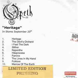 Opeth - Heritage