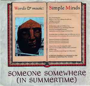 Simple Minds - Someone Somewhere (In Summertime)