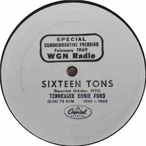 Tennessee Ernie Ford - Sixteen Tons / I've Got The Milk'em In The Morning B ...