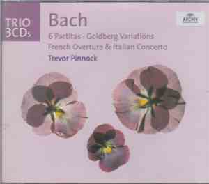 Bach : Trevor Pinnock - 6 Partitas - Goldberg Variations - French Overture  ...