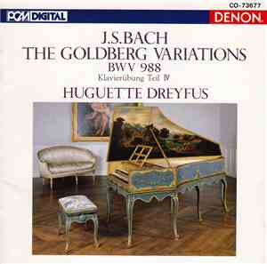 J.S. Bach - Huguette Dreyfus - The Goldberg Variations BWV 988 (Klavierübun ...