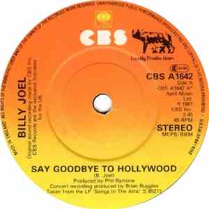 Billy Joel - Say Goodbye To Hollywood